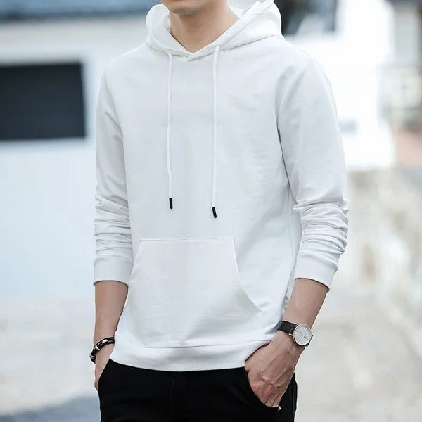 Loose Hooded Sweatshirt