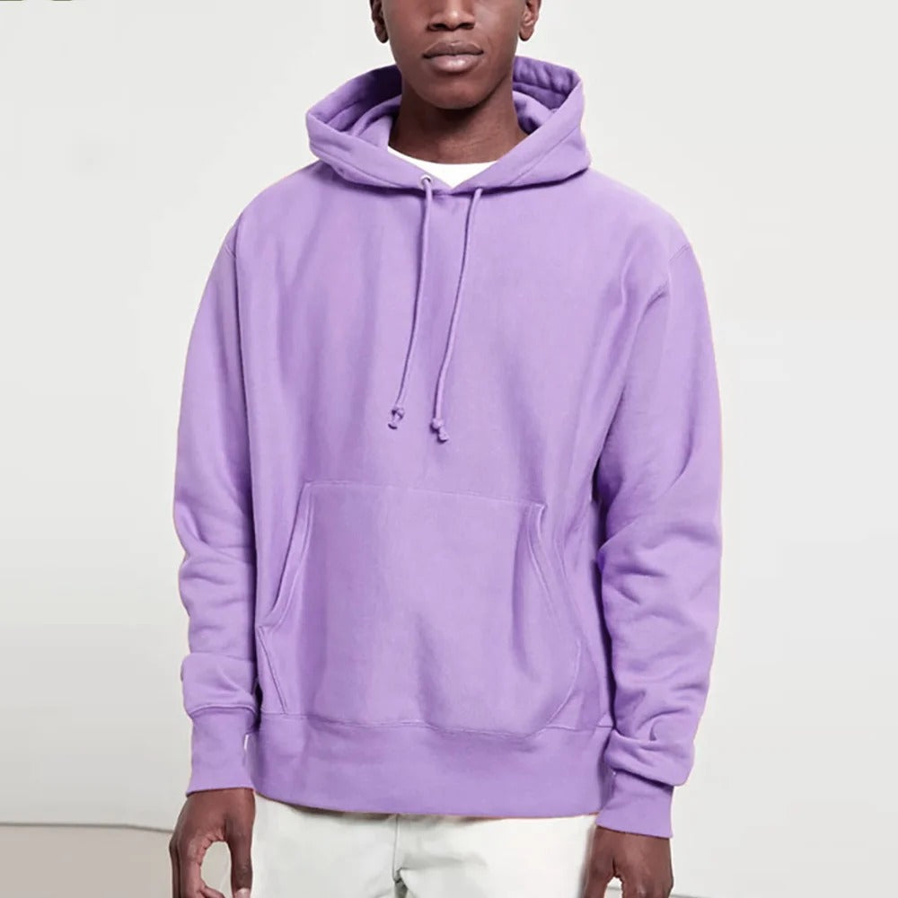 Loose Hooded Sweatshirt