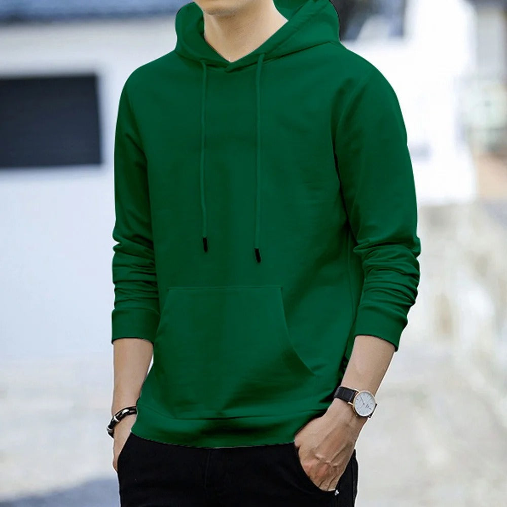 Loose Hooded Sweatshirt