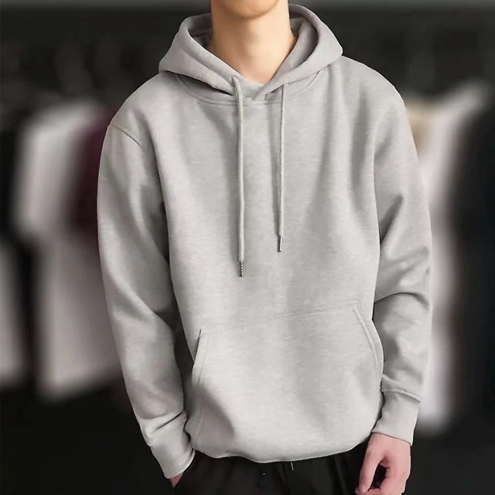 Loose Hooded Sweatshirt