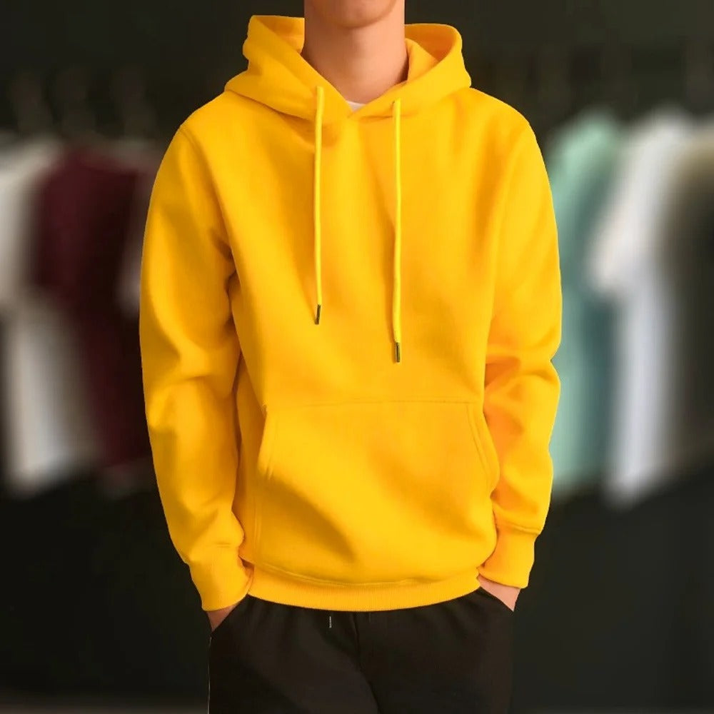 Loose Hooded Sweatshirt